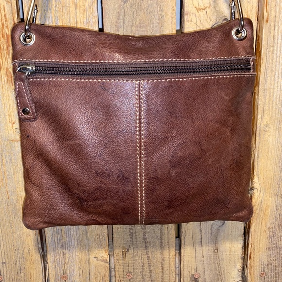 Fossil Brown Leather Shoulder Bag - Picture 7 of 9